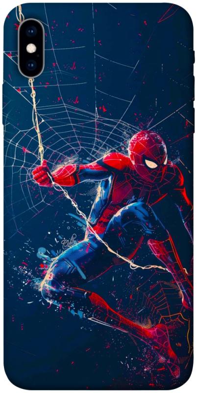 Чехол itsPrint Action Spider-Man для Apple iPhone X (5.8"), кино, купить оптом с доставкой