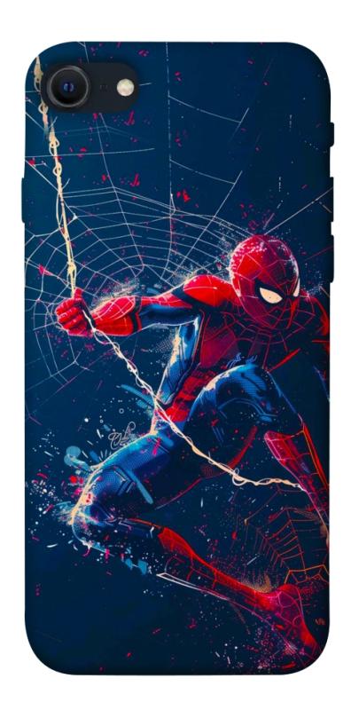 Чехол itsPrint Action Spider-Man для Apple iPhone SE (2020), кино, купить оптом с доставкой