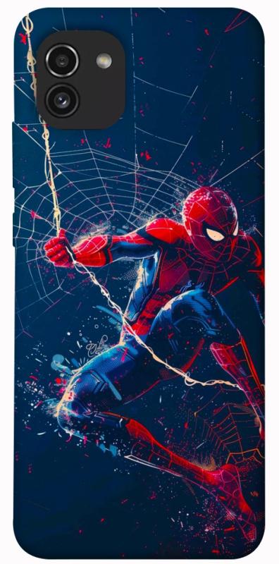Чехол itsPrint Action Spider-Man для Samsung Galaxy A03, кино, купить оптом с доставкой