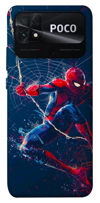 Чехол itsPrint Action Spider-Man для Xiaomi Poco C40, кино, купить оптом с доставкой