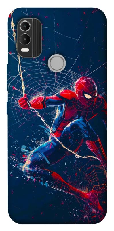 Чехол itsPrint Action Spider-Man для Nokia C21 Plus, кино, купить оптом с доставкой