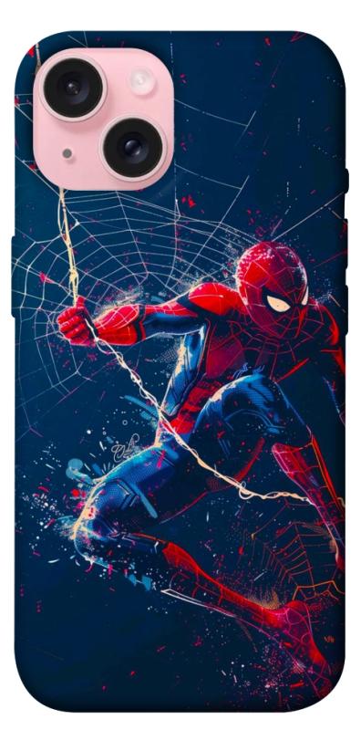 Чехол itsPrint Action Spider-Man для Apple iPhone 15 (6.1"), кино, купить оптом с доставкой