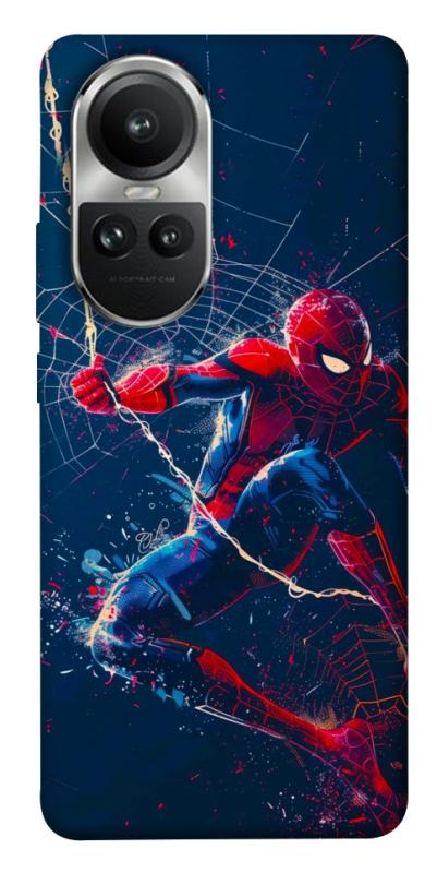 Чехол itsPrint Action Spider-Man для Oppo Reno 10, кино, купить оптом с доставкой