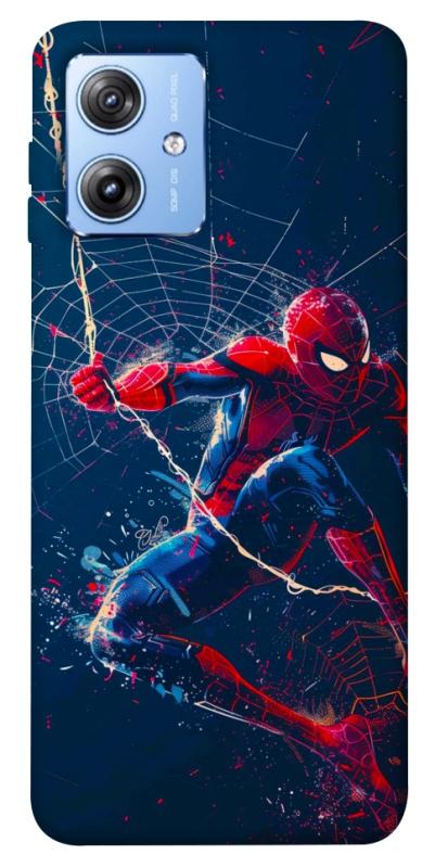 Чехол itsPrint Action Spider-Man для Motorola Moto G84, кино, купить оптом с доставкой
