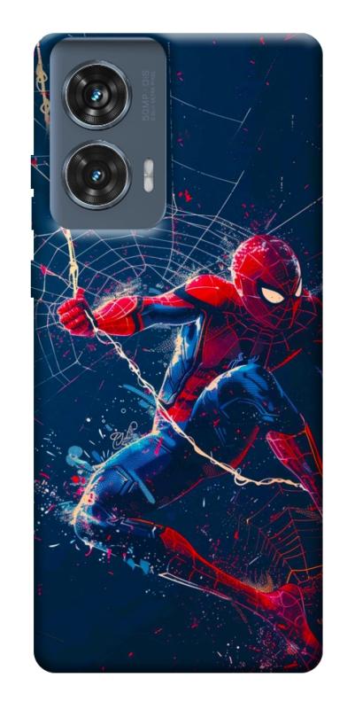Чехол itsPrint Action Spider-Man для Motorola Edge 50 Fusion, кино, купить оптом с доставкой