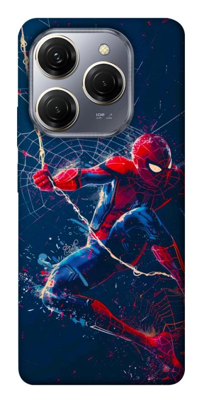 Чехол itsPrint Action Spider-Man для TECNO Spark 20 Pro, кино, купить оптом с доставкой