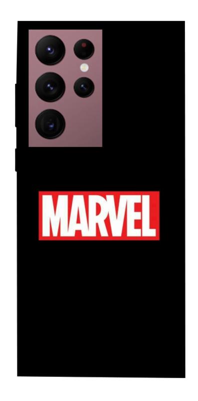 Чехол itsPrint Marvel logo для Samsung Galaxy S22 Ultra, кино, купить оптом с доставкой