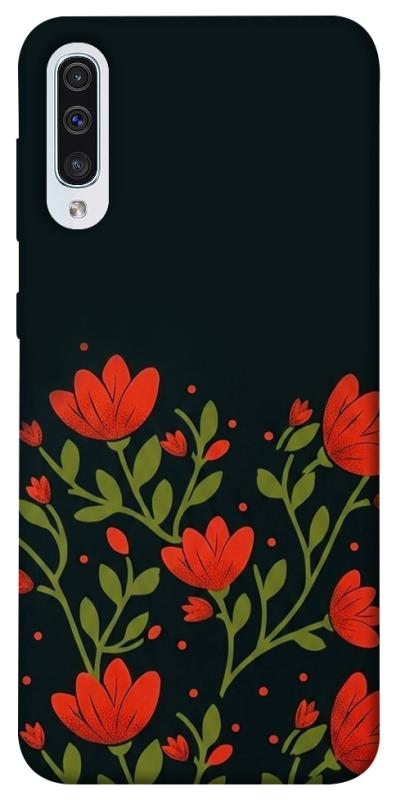 Чехол itsPrint Червоний цвіт для Samsung Galaxy A50 (A505F) / A50s / A30s, love ukraine, купить оптом с доставкой