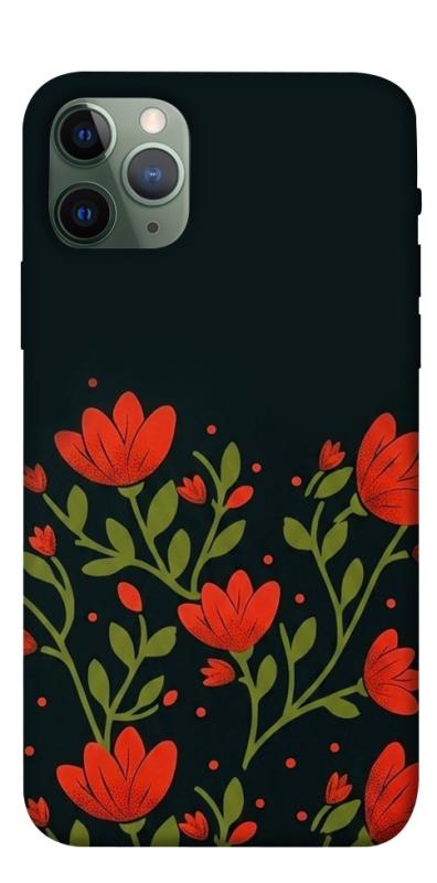 Чехол itsPrint Червоний цвіт для Apple iPhone 11 Pro (5.8"), love ukraine, купить оптом с доставкой