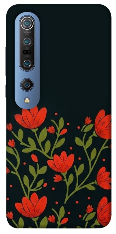 Чохол itsPrint Червоний цвіт для Xiaomi Mi 10 / Mi 10 Pro, love ukraine, купити оптом з доставкою