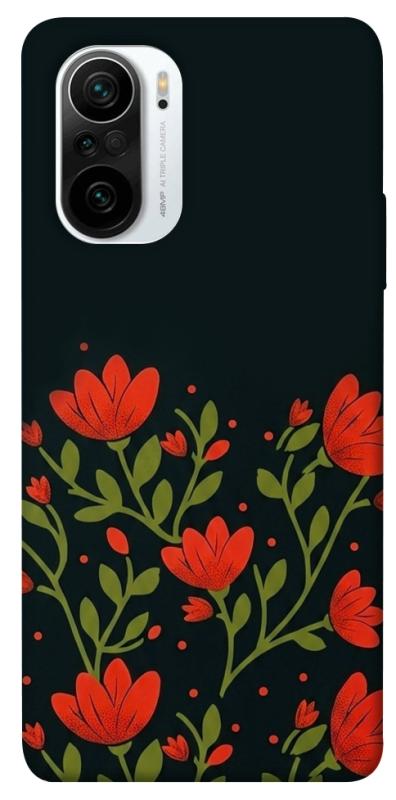 Чехол itsPrint Червоний цвіт для Xiaomi Redmi K40 / K40 Pro / K40 Pro+ / Poco F3, love ukraine, купить оптом с доставкой