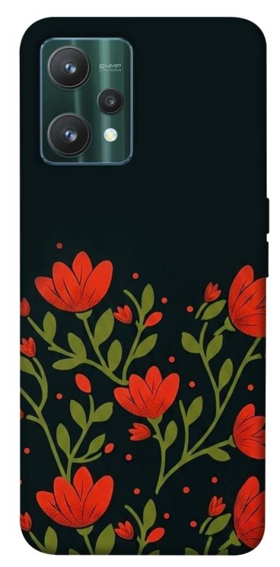 Чехол itsPrint Червоний цвіт для Realme 9 Pro, love ukraine, купить оптом с доставкой