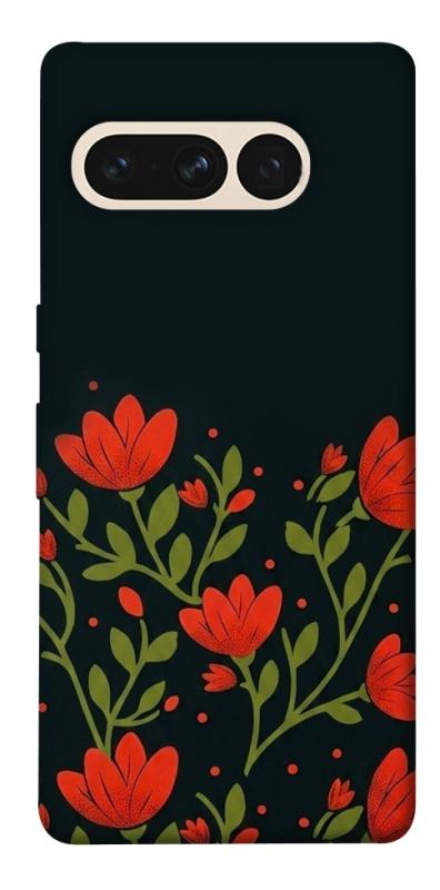 Чохол itsPrint Червоний цвіт для Google Pixel 7 Pro, love ukraine, купити оптом з доставкою