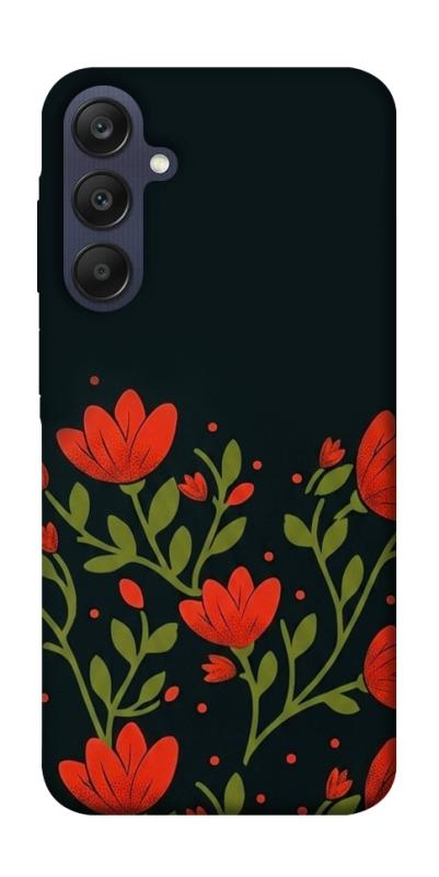 Чехол itsPrint Червоний цвіт для Samsung Galaxy A25 5G, love ukraine, купить оптом с доставкой