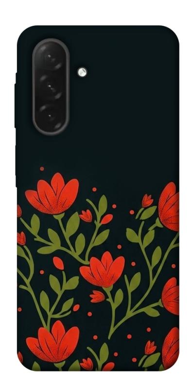 Чехол itsPrint Червоний цвіт для Samsung Galaxy A26 5G, love ukraine, купить оптом с доставкой