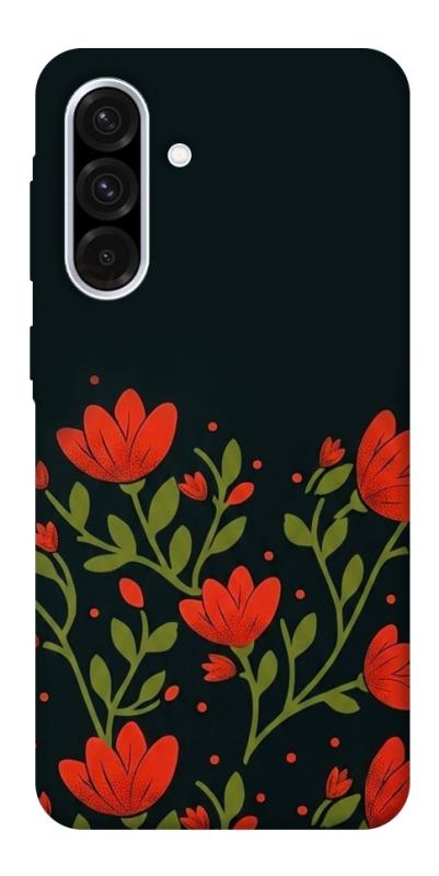 Чохол itsPrint Червоний цвіт для Samsung Galaxy A56 5G, love ukraine, купити оптом з доставкою