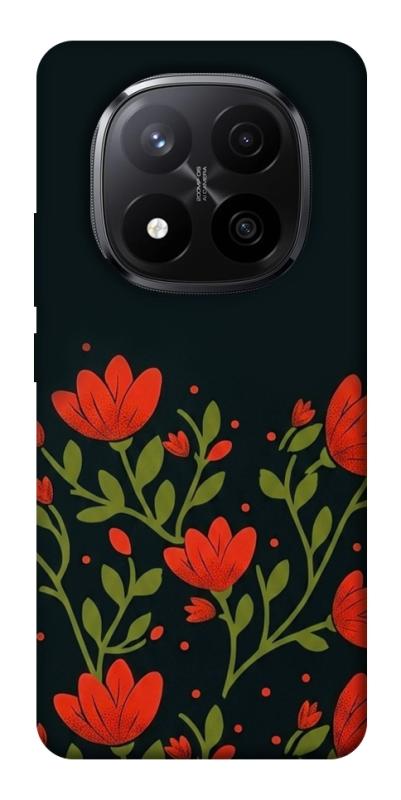 Чохол itsPrint Червоний цвіт для Xiaomi Redmi Note 14 Pro+ 5G, love ukraine, купити оптом з доставкою