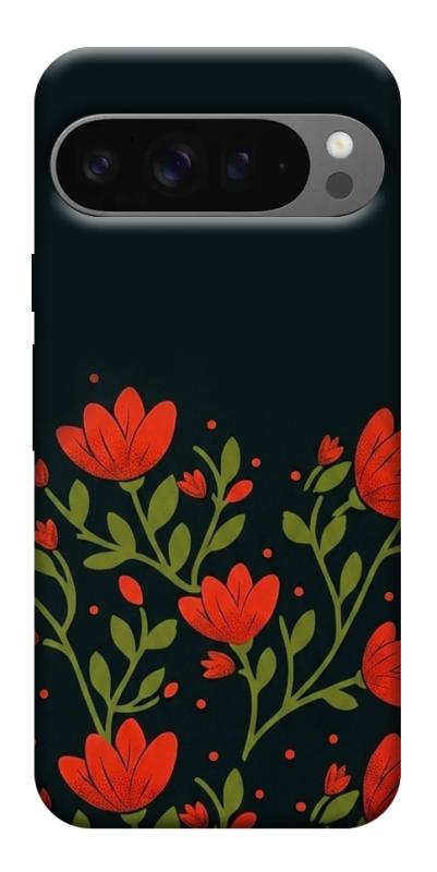 Чохол itsPrint Червоний цвіт для Google Pixel 10 Pro XL, love ukraine, купити оптом з доставкою