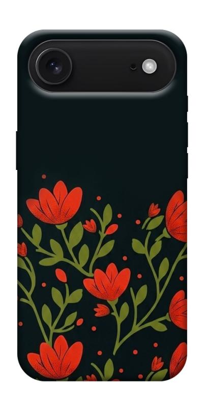 Чехол itsPrint Червоний цвіт для Apple iPhone 17 Air (6.5"), love ukraine, купить оптом с доставкой