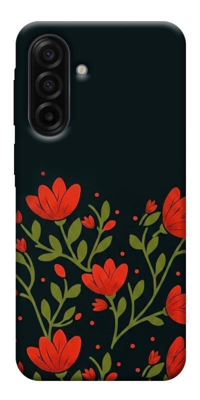 Чохол itsPrint Червоний цвіт для Samsung Galaxy A17 5G/4G, love ukraine, купити оптом з доставкою