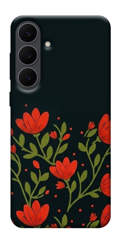 Чехол itsPrint Червоний цвіт для Samsung Galaxy S25 FE, love ukraine, купить оптом с доставкой