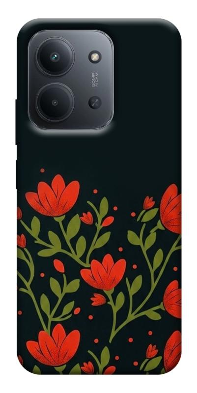 Чохол itsPrint Червоний цвіт для Xiaomi Redmi 15C (EU), love ukraine, купити оптом з доставкою