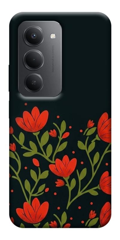 Чехол itsPrint Червоний цвіт для Xiaomi Redmi 15 (EU), love ukraine, купить оптом с доставкой