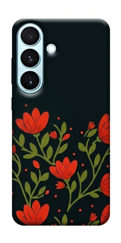 Чохол itsPrint Червоний цвіт для Samsung Galaxy S26, love ukraine, купити оптом з доставкою