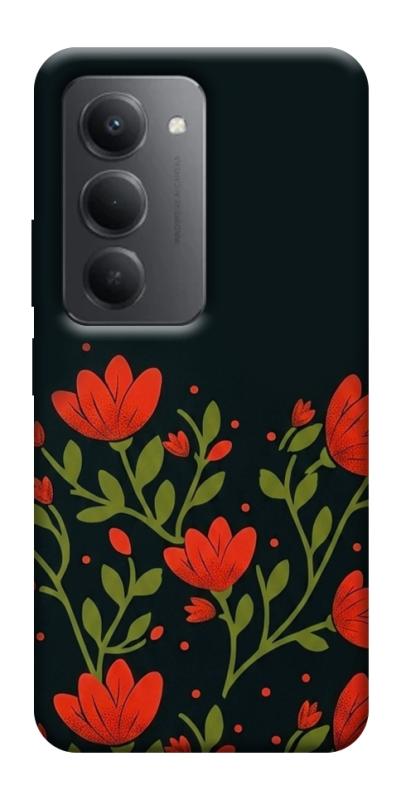 Чехол itsPrint Червоний цвіт для Xiaomi Redmi 15 4G (Global) / 5G, love ukraine, купить оптом с доставкой