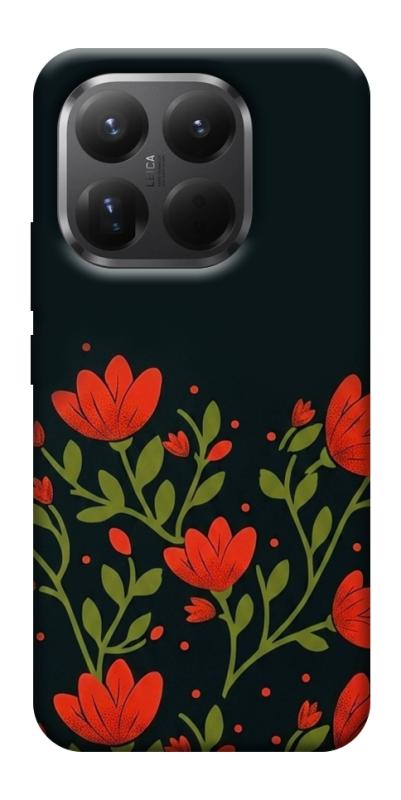 Чехол itsPrint Червоний цвіт для Xiaomi 15T Pro, love ukraine, купить оптом с доставкой