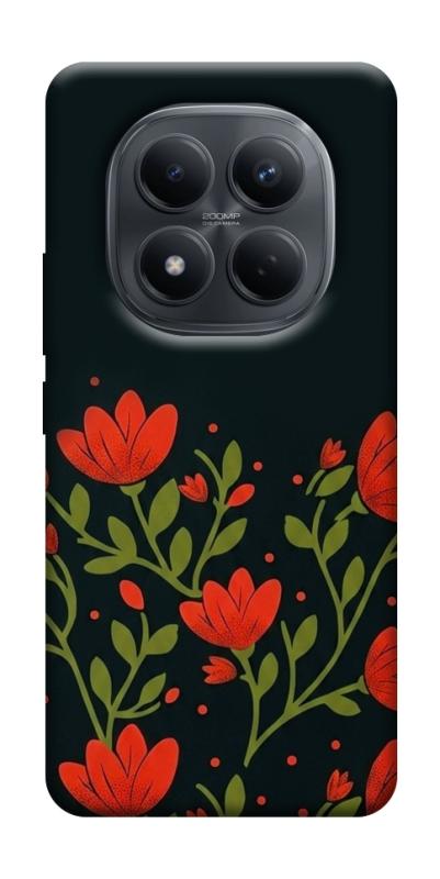 Чохол itsPrint Червоний цвіт для Xiaomi Redmi Note 15 Pro 4G, love ukraine, купити оптом з доставкою