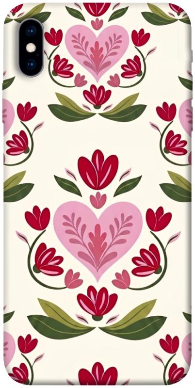 Чехол itsPrint Квіткова любов для Apple iPhone X (5.8"), love ukraine, купить оптом с доставкой