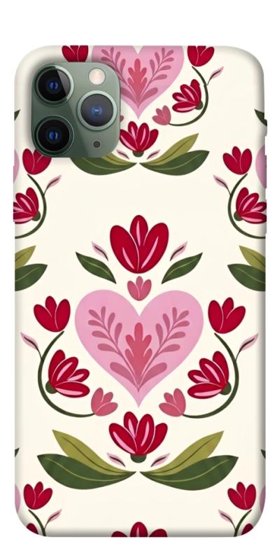 Чехол itsPrint Квіткова любов для Apple iPhone 11 Pro (5.8"), love ukraine, купить оптом с доставкой