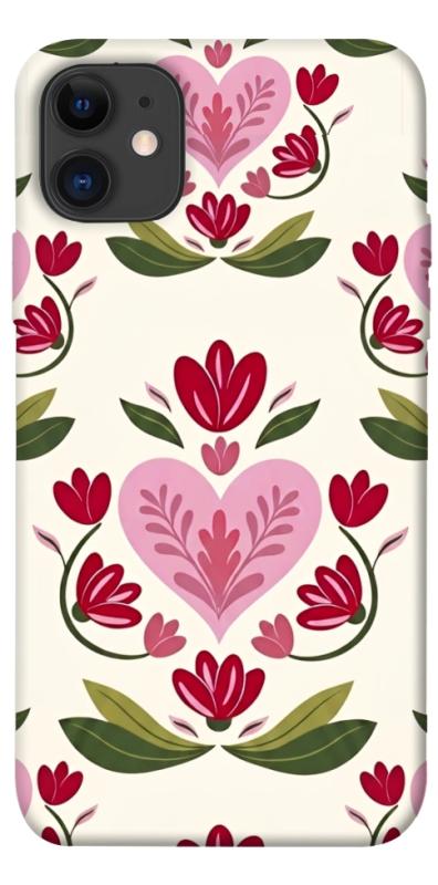 Чехол itsPrint Квіткова любов для Apple iPhone 11 (6.1"), love ukraine, купить оптом с доставкой