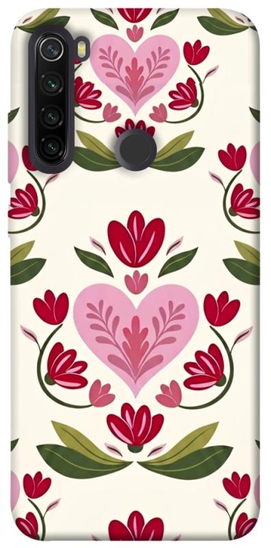 Чохол itsPrint Квіткова любов для Xiaomi Redmi Note 8T, love ukraine, купити оптом з доставкою