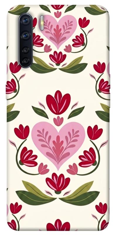 Чохол itsPrint Квіткова любов для Oppo A91, love ukraine, купити оптом з доставкою