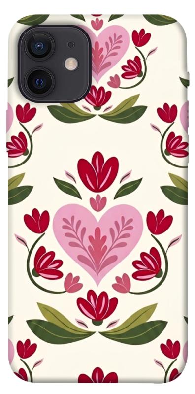 Чехол itsPrint Квіткова любов для Apple iPhone 12 Pro (6.1"), love ukraine, купить оптом с доставкой