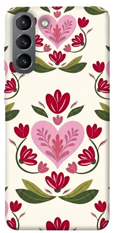 Чехол itsPrint Квіткова любов для Samsung Galaxy S21, love ukraine, купить оптом с доставкой