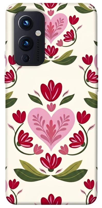 Чехол itsPrint Квіткова любов для OnePlus 9, love ukraine, купить оптом с доставкой
