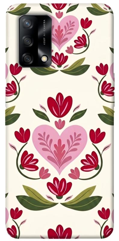 Чехол itsPrint Квіткова любов для Oppo A74 4G, love ukraine, купить оптом с доставкой