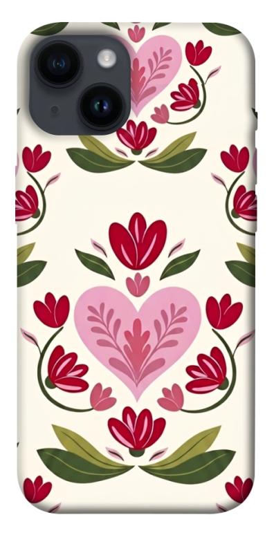 Чехол itsPrint Квіткова любов для Apple iPhone 14 (6.1"), love ukraine, купить оптом с доставкой