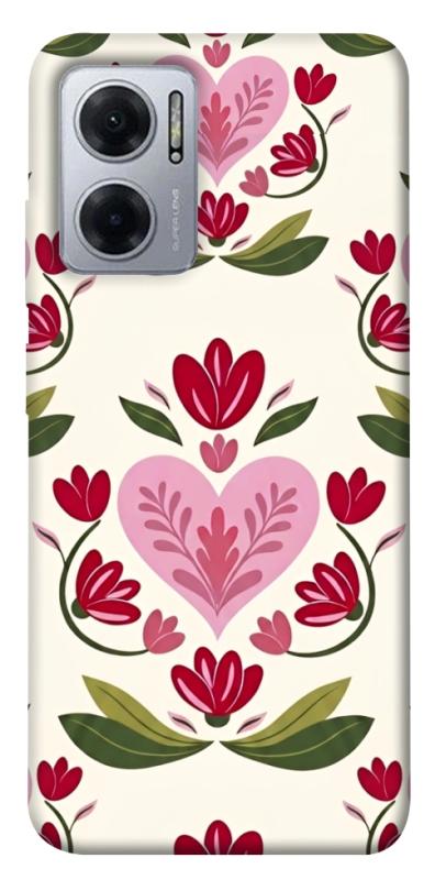 Чехол itsPrint Квіткова любов для Xiaomi Redmi Note 11E, love ukraine, купить оптом с доставкой