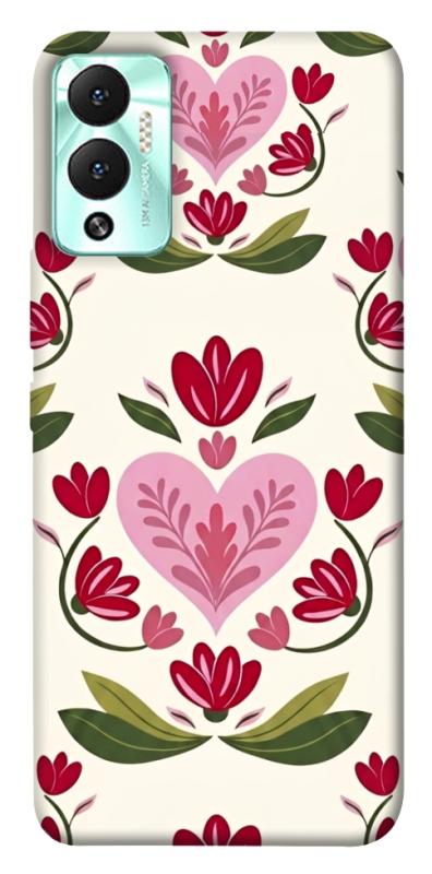 Чехол itsPrint Квіткова любов для Infinix Hot 12 Play, love ukraine, купить оптом с доставкой