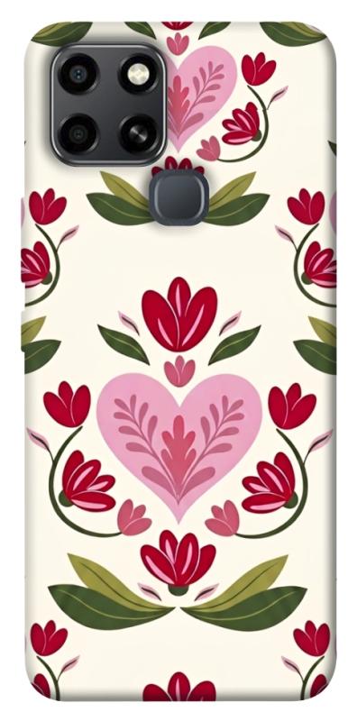 Чехол itsPrint Квіткова любов для Infinix Smart 6, love ukraine, купить оптом с доставкой