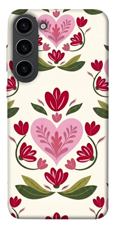 Чехол itsPrint Квіткова любов для Samsung Galaxy S23, love ukraine, купить оптом с доставкой