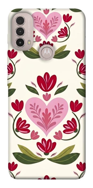 Чехол itsPrint Квіткова любов для Motorola Moto E40, love ukraine, купить оптом с доставкой