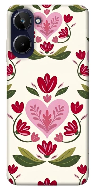 Чохол itsPrint Квіткова любов для Realme 10 4G, love ukraine, купити оптом з доставкою