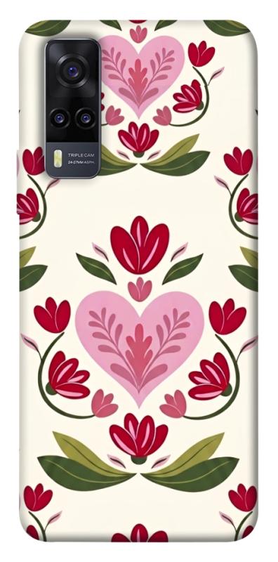 Чехол itsPrint Квіткова любов для Vivo Y31, love ukraine, купить оптом с доставкой