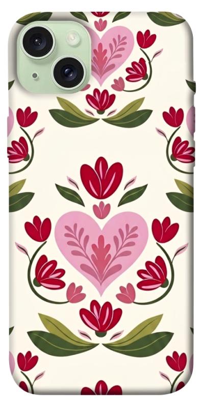 Чехол itsPrint Квіткова любов для Apple iPhone 15 Plus (6.7"), love ukraine, купить оптом с доставкой