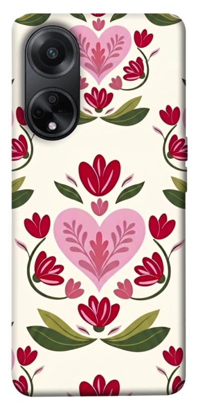 Чехол itsPrint Квіткова любов для Oppo A98, love ukraine, купить оптом с доставкой